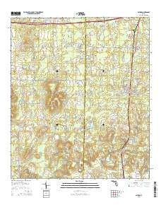 Alford Florida Current topographic map, 1:24000 scale, 7.5 X 7.5 Minute, Year 2015