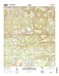 Alford SE Florida Current topographic map, 1:24000 scale, 7.5 X 7.5 Minute, Year 2015