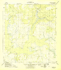 Allanton Florida Historical topographic map, 1:31680 scale, 7.5 X 7.5 Minute, Year 1945