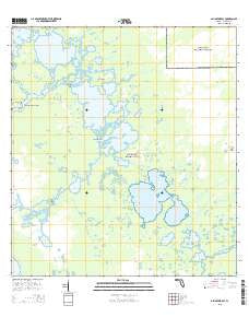 Alligator Bay Florida Current topographic map, 1:24000 scale, 7.5 X 7.5 Minute, Year 2015