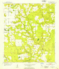 Altha East Florida Historical topographic map, 1:24000 scale, 7.5 X 7.5 Minute, Year 1952