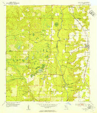 Altha West Florida Historical topographic map, 1:24000 scale, 7.5 X 7.5 Minute, Year 1952