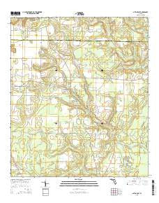 Altha East Florida Current topographic map, 1:24000 scale, 7.5 X 7.5 Minute, Year 2015