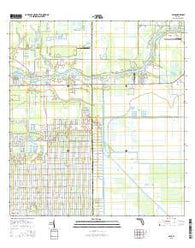 Alva Florida Current topographic map, 1:24000 scale, 7.5 X 7.5 Minute, Year 2015