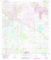 Alva SW Florida Historical topographic map, 1:24000 scale, 7.5 X 7.5 Minute, Year 1958
