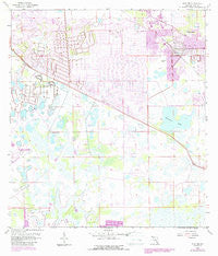 Alva SW Florida Historical topographic map, 1:24000 scale, 7.5 X 7.5 Minute, Year 1958