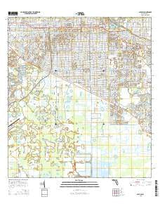 Alva SW Florida Current topographic map, 1:24000 scale, 7.5 X 7.5 Minute, Year 2015