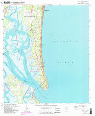 Amelia City Florida Historical topographic map, 1:24000 scale, 7.5 X 7.5 Minute, Year 1958