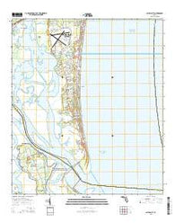 Amelia City Florida Current topographic map, 1:24000 scale, 7.5 X 7.5 Minute, Year 2015