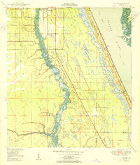 Ankona Florida Historical topographic map, 1:24000 scale, 7.5 X 7.5 Minute, Year 1950