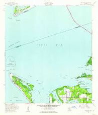 Anna Maria Florida Historical topographic map, 1:24000 scale, 7.5 X 7.5 Minute, Year 1944
