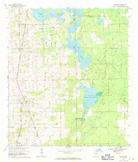 Anthony Florida Historical topographic map, 1:24000 scale, 7.5 X 7.5 Minute, Year 1967