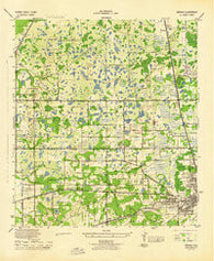 Antioch Florida Historical topographic map, 1:31680 scale, 7.5 X 7.5 Minute, Year 1944