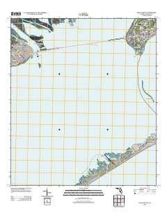 Apalachicola Florida Historical topographic map, 1:24000 scale, 7.5 X 7.5 Minute, Year 2012