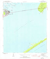 Apalachicola Florida Historical topographic map, 1:24000 scale, 7.5 X 7.5 Minute, Year 1944