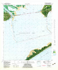 Apalachicola Florida Historical topographic map, 1:24000 scale, 7.5 X 7.5 Minute, Year 1982