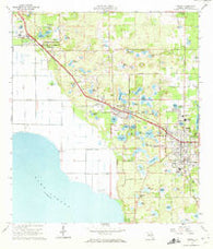 Apopka Florida Historical topographic map, 1:24000 scale, 7.5 X 7.5 Minute, Year 1960