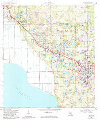 Apopka Florida Historical topographic map, 1:24000 scale, 7.5 X 7.5 Minute, Year 1960