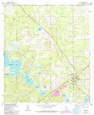 Archer Florida Historical topographic map, 1:24000 scale, 7.5 X 7.5 Minute, Year 1968
