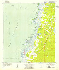Aripeka Florida Historical topographic map, 1:24000 scale, 7.5 X 7.5 Minute, Year 1954