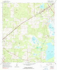Arredondo Florida Historical topographic map, 1:24000 scale, 7.5 X 7.5 Minute, Year 1966