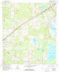 Arredondo Florida Historical topographic map, 1:24000 scale, 7.5 X 7.5 Minute, Year 1966