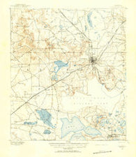 Arredondo Florida Historical topographic map, 1:62500 scale, 15 X 15 Minute, Year 1890