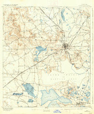 Arredondo Florida Historical topographic map, 1:62500 scale, 15 X 15 Minute, Year 1894