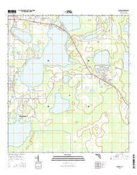 Ashton Florida Current topographic map, 1:24000 scale, 7.5 X 7.5 Minute, Year 2015