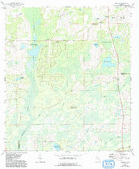 Ashville Florida Historical topographic map, 1:24000 scale, 7.5 X 7.5 Minute, Year 1962