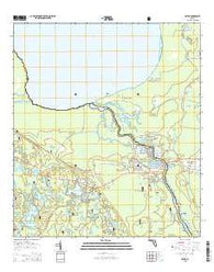 Astor Florida Current topographic map, 1:24000 scale, 7.5 X 7.5 Minute, Year 2015