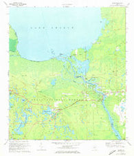 Astor Florida Historical topographic map, 1:24000 scale, 7.5 X 7.5 Minute, Year 1972