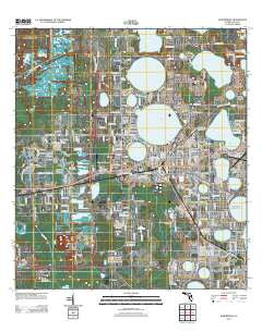 Auburndale Florida Historical topographic map, 1:24000 scale, 7.5 X 7.5 Minute, Year 2012