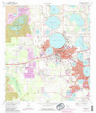 Auburndale Florida Historical topographic map, 1:24000 scale, 7.5 X 7.5 Minute, Year 1975