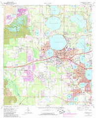 Auburndale Florida Historical topographic map, 1:24000 scale, 7.5 X 7.5 Minute, Year 1975