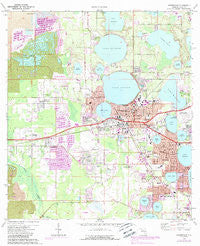 Auburndale Florida Historical topographic map, 1:24000 scale, 7.5 X 7.5 Minute, Year 1975