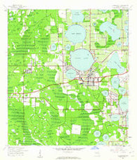 Auburndale Florida Historical topographic map, 1:24000 scale, 7.5 X 7.5 Minute, Year 1944