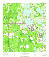 Auburndale Florida Historical topographic map, 1:24000 scale, 7.5 X 7.5 Minute, Year 1944