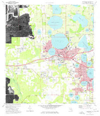 Auburndale Florida Historical topographic map, 1:24000 scale, 7.5 X 7.5 Minute, Year 1975
