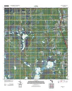 Aurantia Florida Historical topographic map, 1:24000 scale, 7.5 X 7.5 Minute, Year 2012