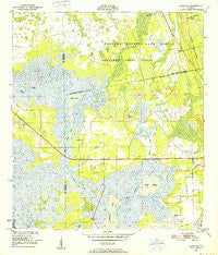 Aurantia Florida Historical topographic map, 1:24000 scale, 7.5 X 7.5 Minute, Year 1950