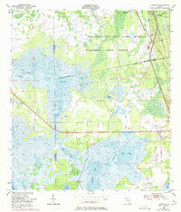 Aurantia Florida Historical topographic map, 1:24000 scale, 7.5 X 7.5 Minute, Year 1950