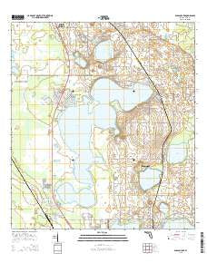 Babson Park Florida Current topographic map, 1:24000 scale, 7.5 X 7.5 Minute, Year 2015