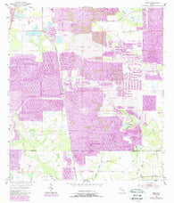 Baird Florida Historical topographic map, 1:24000 scale, 7.5 X 7.5 Minute, Year 1955