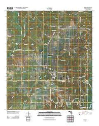 Baker Florida Historical topographic map, 1:24000 scale, 7.5 X 7.5 Minute, Year 2012