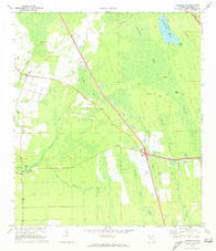 Bakersville Florida Historical topographic map, 1:24000 scale, 7.5 X 7.5 Minute, Year 1970