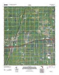 Baldwin Florida Historical topographic map, 1:24000 scale, 7.5 X 7.5 Minute, Year 2012