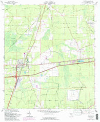 Baldwin Florida Historical topographic map, 1:24000 scale, 7.5 X 7.5 Minute, Year 1964