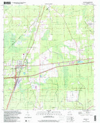 Baldwin Florida Historical topographic map, 1:24000 scale, 7.5 X 7.5 Minute, Year 1998