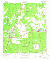 Baldwin Florida Historical topographic map, 1:24000 scale, 7.5 X 7.5 Minute, Year 1964
